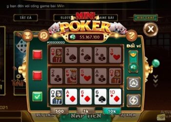 Mẹo chơi Mini Poker Iwin - chọn mức cược cao và chuyên nhất